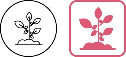 Sprout Icon Design vector