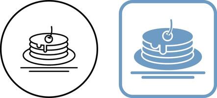 Pancake Icon Design vector