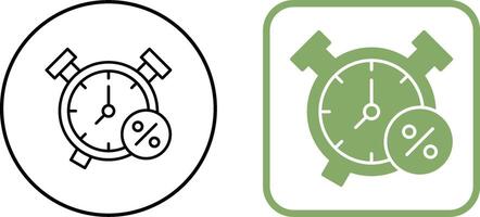 Alarm Clock Icon Design vector