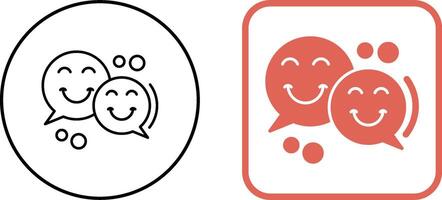 Chatting Icon Design vector