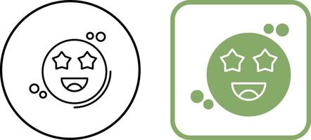 Starstruck Icon Design vector