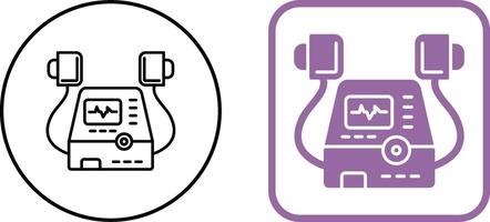 Defribillator Icon Design vector
