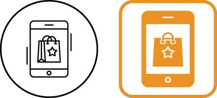 Online Shopping Icon Design vector