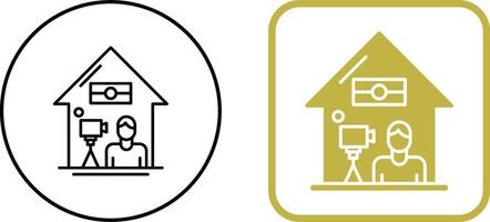 Lie Record Icon Design vector