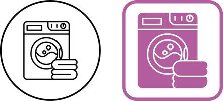 Washing Machine Icon Design vector