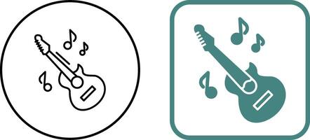 Guitar Icon Design vector