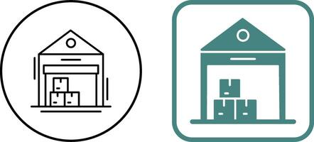 Warehouse Icon Design vector