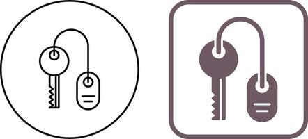 Room key Icon Design vector