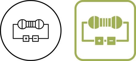 Resistor Icon Design vector