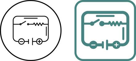 eléctrico circuito icono diseño vector