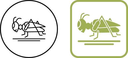 Grasshopper Icon Design vector