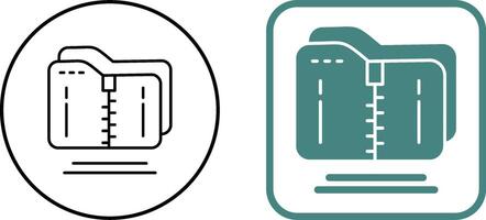 Compressed Icon Design vector