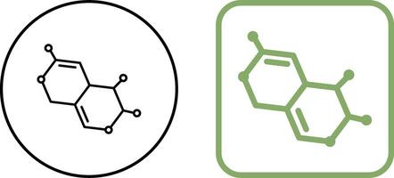 diseño de icono de molécula vector