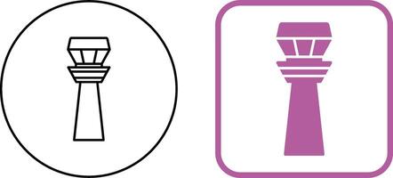 Control Tower Icon Design vector