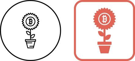 Sun Flower Icon Design vector