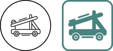 Catapult Icon Design vector