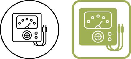 Voltmeter Icon Design vector