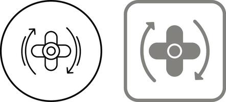 Rotate Icon Design vector