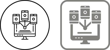 Computer Networks Icon Design vector