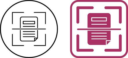 Scan Icon Design vector