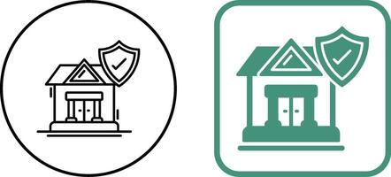 House Protection Icon Design vector