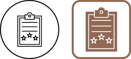 Result Icon Design vector
