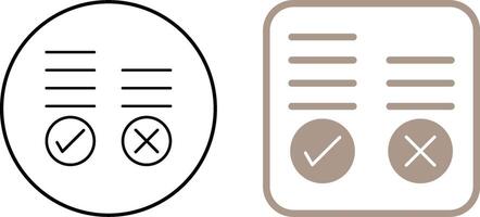 Voting Result Icon Design vector