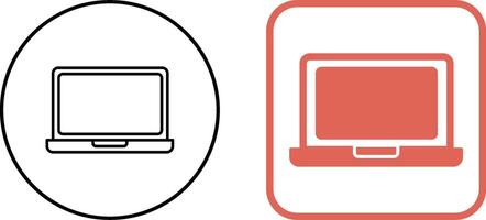 Laptop Icon Design vector
