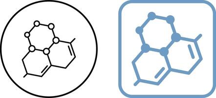 diseño de icono de molécula vector