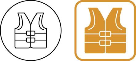 Life jacket Icon Design vector