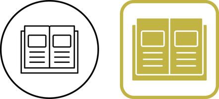 Ebook Icon Design vector