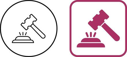 Gavel Icon Design vector