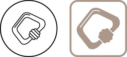 Carabiner Icon Design vector