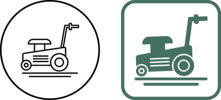 Lawn Mower Icon Design vector