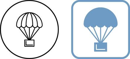 Parachute Icon Design vector