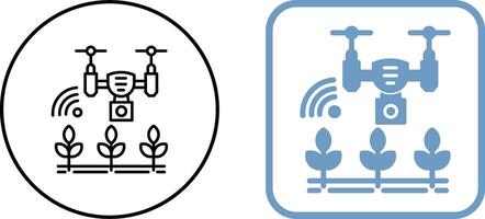 Smart Farm Icon Design vector
