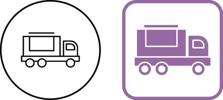 Cargo Truck Icon Design vector