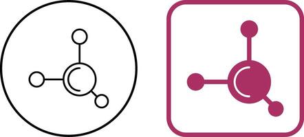 Molecule Icon Design vector