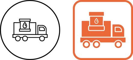 Fuel Truck Icon Design vector