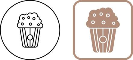 Pop corn Icon Design vector