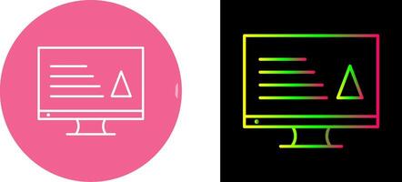 Unique Content Production Icon Design vector