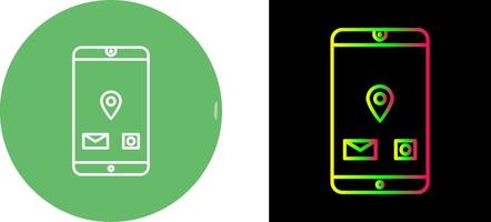 Unique Mobile Applications Icon Design vector