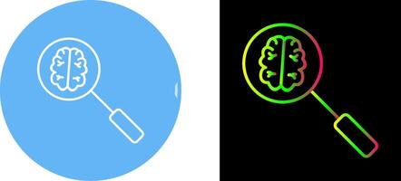 Unique Intelligent Search Icon Design vector