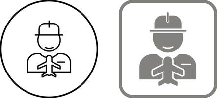 Worker Icon Design vector