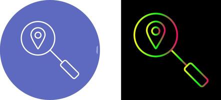 Unique Tracking Services Icon Design vector