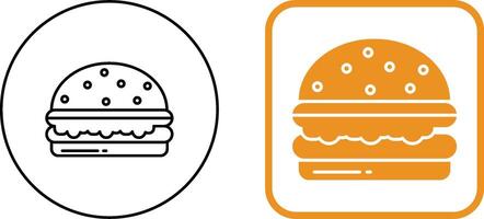 diseño de icono de hamburguesa vector