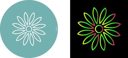 Unique Flower Icon Design vector