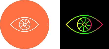 Unique Eye Icon Design vector