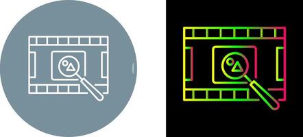 Unique Find Picture Icon Design vector