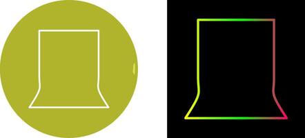 Unique Back Stand Icon Design vector
